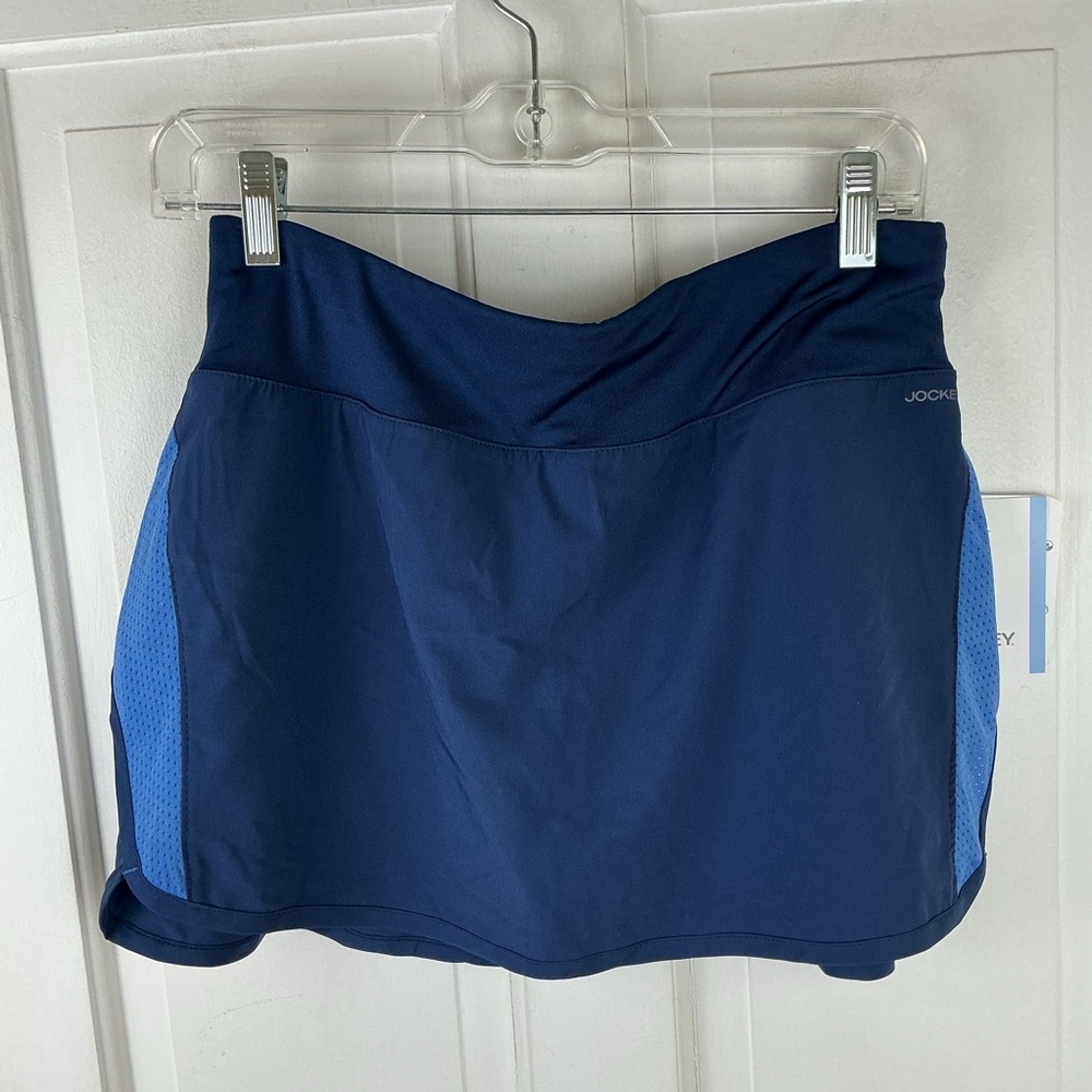 Jockey Women’s Skort Athletic Skirt Size M Blue NWT